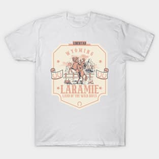 Laramie Wyoming wild west town T-Shirt